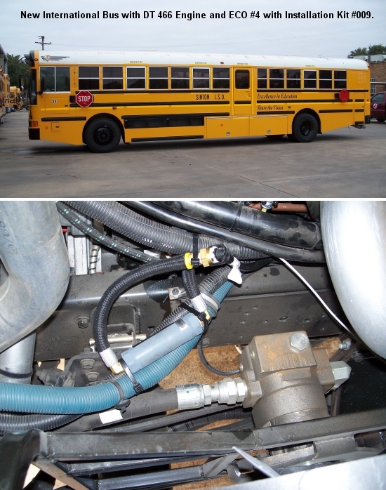 international school bus using eco systems